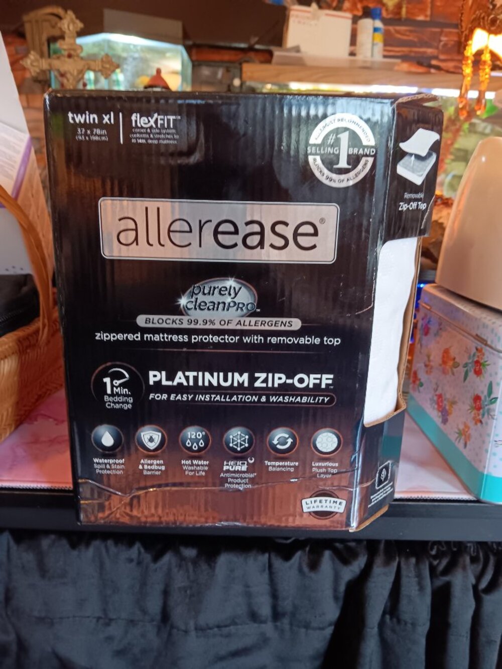 Twin XL Platinum Ultimate Mattress Protector - Allerease NEW LQQK!!! - Picture 2 of 8